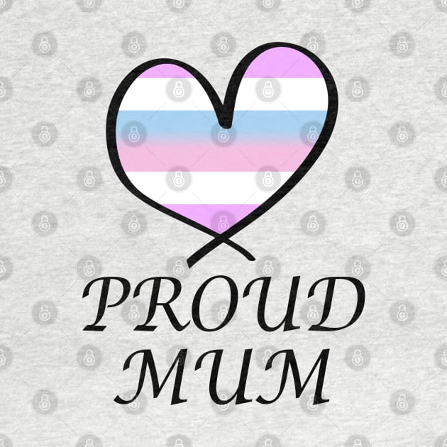 Proud Mum LGBT Gay Pride Month Intersex Flag by artbypond